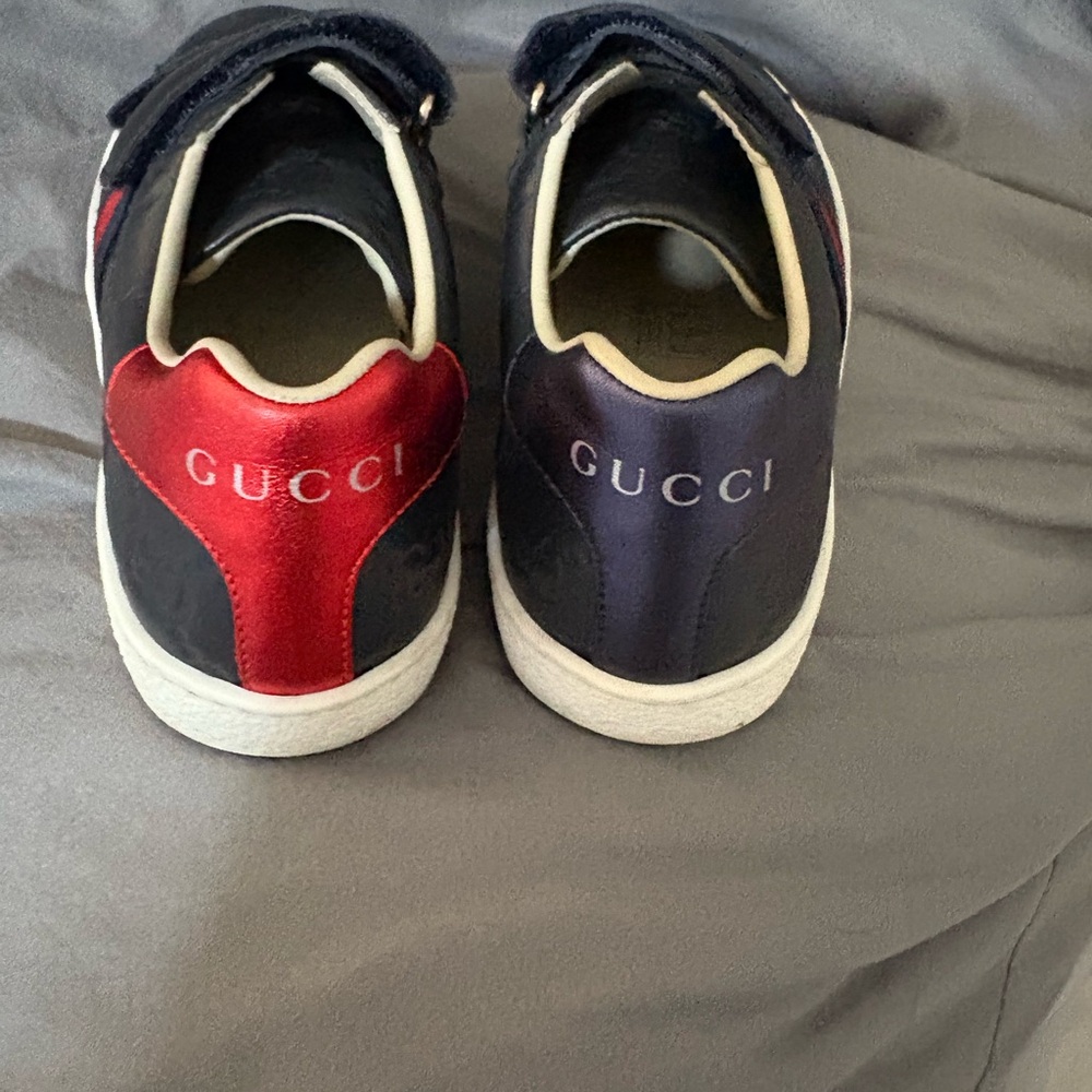 Gucci Kids' Sneakers in Red and Navy